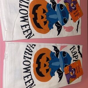 Stitch Halloween set of 2 kitchen towels